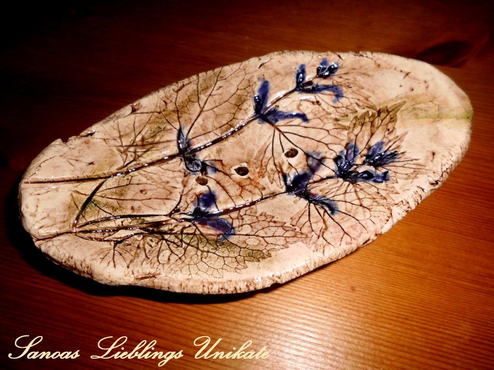 Liebevoll leben und lernen - Sanoas Lieblings Unikate - Keramik - Seifenschale